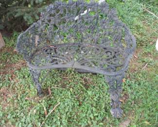 Cast Iron Garden Bench