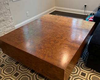 Burlwood Coffee Table