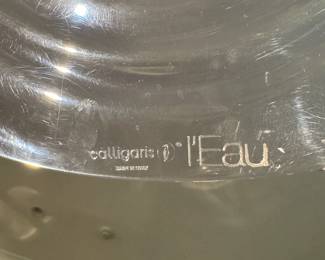 Calligaris L'Eau 2 Chrome Swivel Chairs - Clear