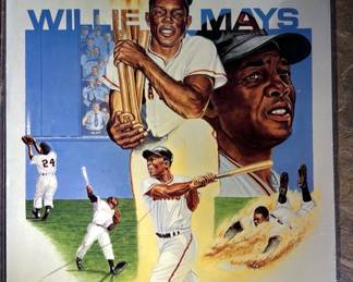 Willie Mays Poster
