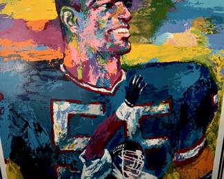 Lawrence Taylor Lithograph