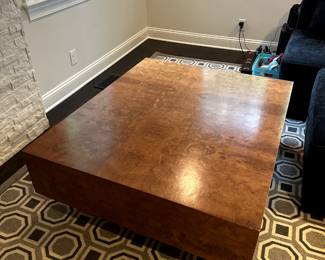 Burlwood Coffee Table
