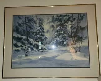 Rober Willman Original Watercolor Painting