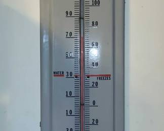 Early Enamel PRESTONE ANTI FREEZE THERMOMETER