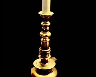 Westwood Industries brass lamp