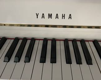 White Yamaha Piano