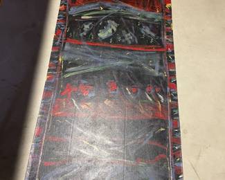 Hand Painted Floor Mat