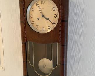 Antique Art Deco Wall Clock