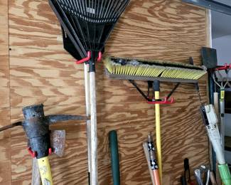 Lots of yard tools