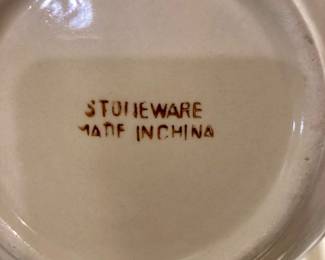 Vintage Stoneware Bowls and Dishes.