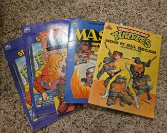 Vintage coloring books