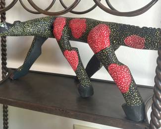 Oaxacan wood carving of the elusive Younameit
