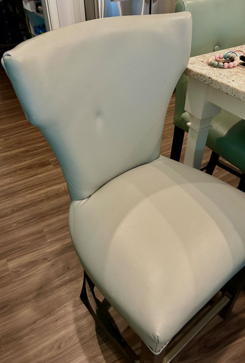 3 Leather Counter Chairs