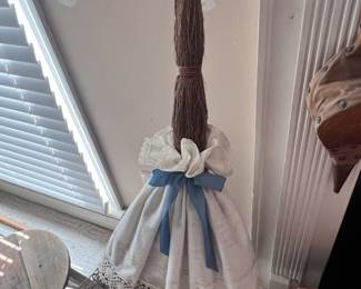 Vintage Decorative Fireplace Broom - $20