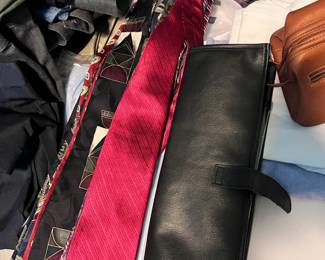 ties - $2 each, tie holder $10