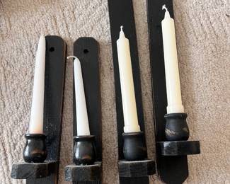 4 wall Candle Sconces - set for $20