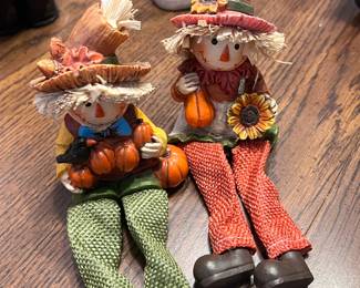 Resin Scarecrows Shelf / Table Sitters - $25