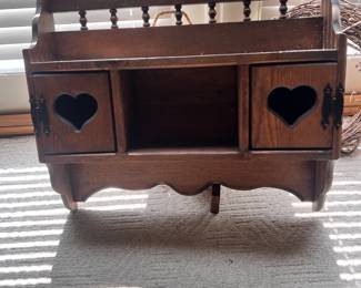 Vintage Wooden Display Shelf - $75
