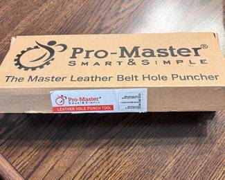 Pro-Master Belt Hole Puncher $25