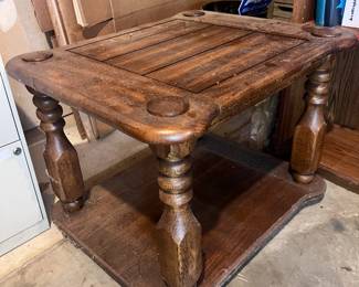 wooden end table $30