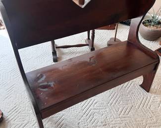 Vintage Wooden Bench - $60