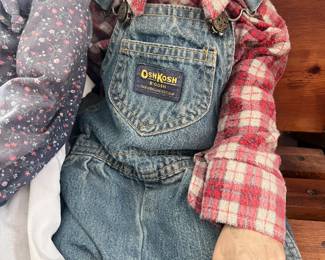 Pair of Vintage Porcelain Grandma & Grandpa Dolls - $100