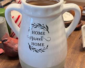 Double Handled Vase - $20