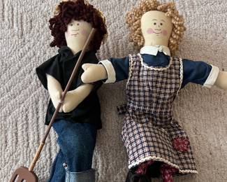 Vintage Primitive Dolls $25 for the set