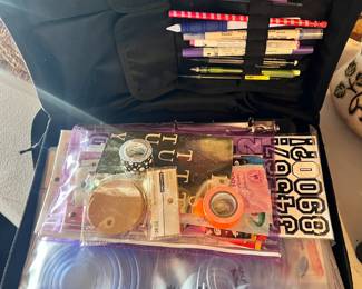 creative memories binder with supplies $40