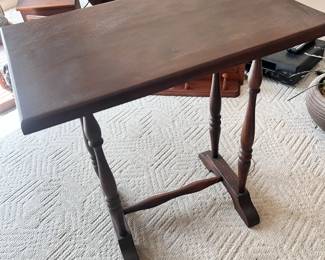 Vintage Wooden Side Table - $50