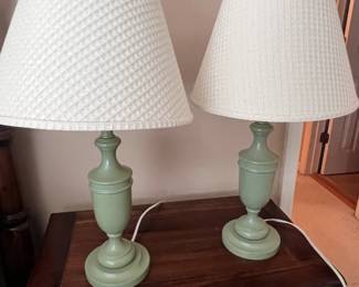 pair of lamps - $60