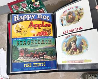 large collection sold together 4 binders