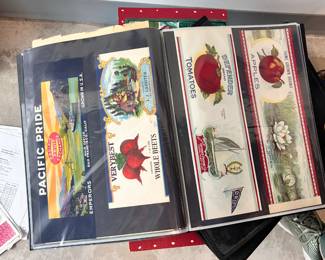 large collection sold together 4 binders