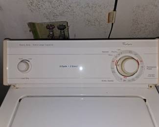 Whirlpool heavy duty, extra large capacity washer, in working condition. $200