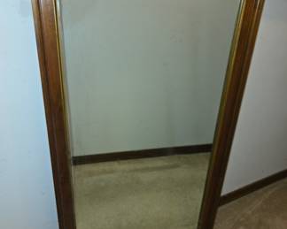 Mid-Century modern wall mirror, 35" x 45", good condition. $300