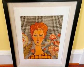 518 - Framed, Signed & Numbered Print 38 x 30