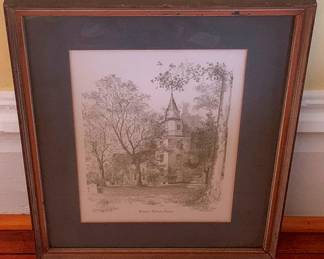 94 - Framed Print 17 x 14