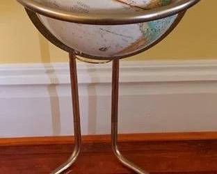 78 - Vintage Globe on Stand 34 x 15 x 18 by Globemaster