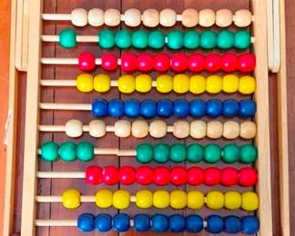 248 - Wooden Abacus Toy 14 x 14