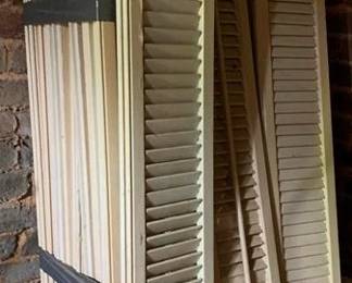 680 - Group Wood Shutters 45 x 12