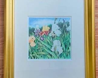 146 - Framed & Signed Print 13 x 11