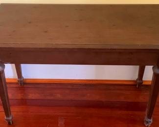 77 - Vintage Piano Bench, Lift Top 19 x 30 x 14