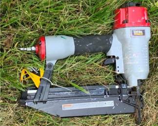 700 - Central Pneumatic Nail Gun 11" You are buying a used as-is electric/electronic item. We do not guarantee all components are present, and if it is not expressly stated, it is untested.