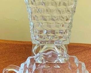 462 - Fostoria American Vase & Nappy