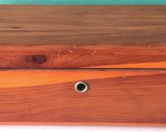 125 - Lane Cedar Storage Box 4 x 9 x 5