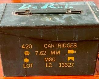229 - Metal Ammo Box 7 x 12