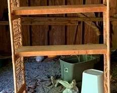 640 - Wicker Shelf 77 x 28 x 12
