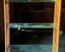 641 - Wicker Shelf 77 x 28 x 12