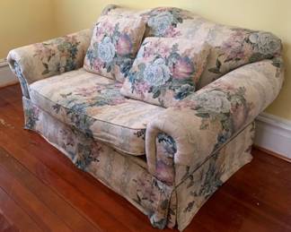 69 - Upholstered Loveseat 35 x 62 x 36