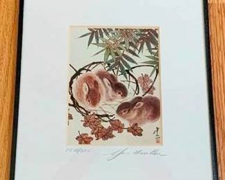 350 - Signed & Numbered Artwork 10 x 8